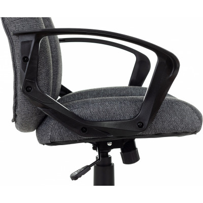 Кресло руководителя Бюрократ T-898 серый 3C1 крестов. пластик