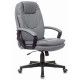 Кресло руководителя Бюрократ CH-868N серый экокожа крестов. пластик