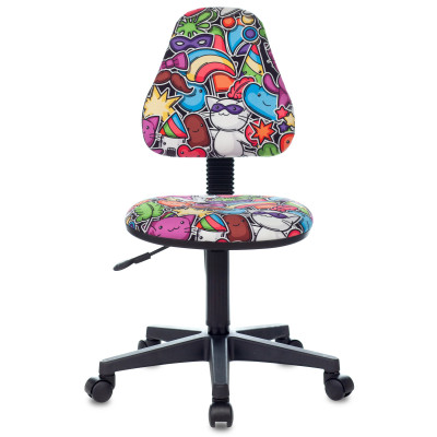 Кресло детское Бюрократ KD-4 мультиколор маскарад крестов. пластик