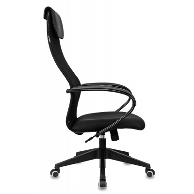 Кресло эргономичное Бюрократ CH-607 черный TW-01 сетка/ткань с подголов. крестов. пластик