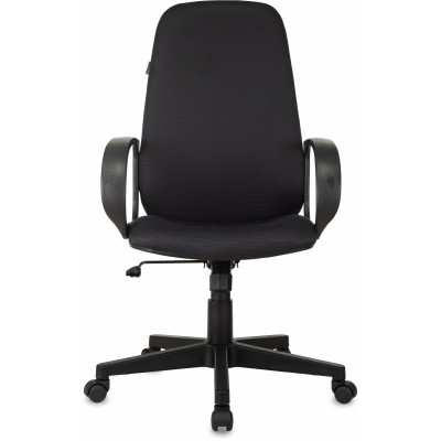 Кресло руководителя Бюрократ Ch-808AXSN темно-серый TW-12 крестов. пластик