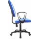 Кресло Бюрократ CH-1300N синий Престиж+ 3C06 крестов. пластик