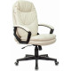 Кресло руководителя Бюрократ CH-868N слоновая кость OR-10 экокожа крестов. пластик