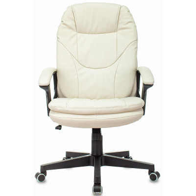 Кресло руководителя Бюрократ CH-868N слоновая кость OR-10 экокожа крестов. пластик