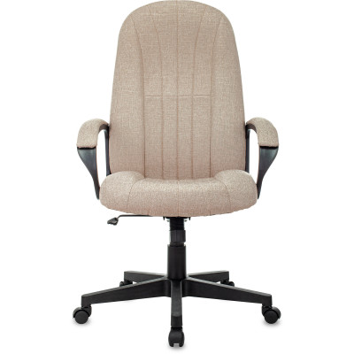 Кресло руководителя Бюрократ T-898 бежевый 38-402 крестов. пластик