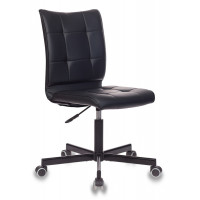 Кресло Бюрократ CH-330M черный Leather Black экокожа крестов. металл черный