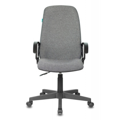 Кресло руководителя Бюрократ CH-808LT серый 3C1 крестов. пластик