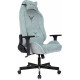 Кресло игровое Knight N1 Fabric серо-голубой Light-28 с подголов. крестов. металл