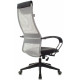 Кресло эргономичное Бюрократ CH-607 светло-серый TW-02 сиденье черный сетка/ткань с подголов. крестов. пластик