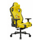 Кресло игровое Knight Craft Dragon желтый экокожа крестов. металл