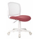 Кресло детское Бюрократ CH-W296NX белый TW-15 сиденье розовый 26-31 сетка/ткань крестов. пластик пластик белый