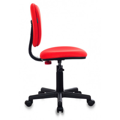 Кресло Бюрократ Ch-204NX красный 26-22 крестов. пластик