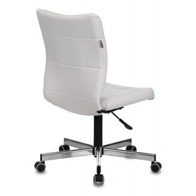 Кресло Бюрократ CH-330M белый Lincoln 100 экокожа крестов. металл хром