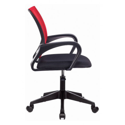 Кресло Бюрократ CH-695NLT красный TW-35N сиденье черный TW-11 сетка/ткань крестов. пластик