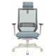 Кресло эргономичное Бюрократ EXPERT серый TW-04 сиденье голубой 38-405 сетка/ткань с подголов. крестов. пластик пластик белый