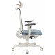 Кресло эргономичное Бюрократ EXPERT серый TW-04 сиденье голубой 38-405 сетка/ткань с подголов. крестов. пластик пластик белый