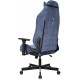 Кресло игровое Knight N1 Fabric синий Light-27 с подголов. крестов. металл
