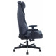 Кресло игровое Knight T1 синий экомех с подголов. крестов. металл