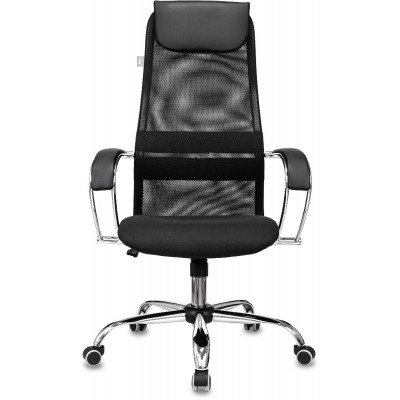 Кресло эргономичное Бюрократ CH-607SL черный TW-01 Neo Black сетка/ткань с подголов. крестов. металл хром