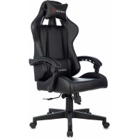 Кресло игровое Zombie GAME TETRA черный/карбон экокожа крестов. пластик