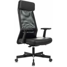 Кресло эргономичное Бюрократ T-995 черный TW-01 экокожа/сетка с подголов. крестов. металл черный