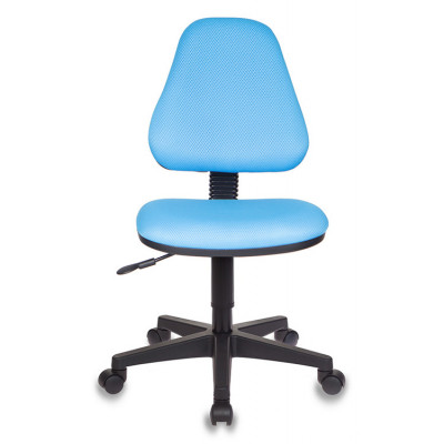 Кресло детское Бюрократ KD-4 голубой TW-55 крестов. пластик