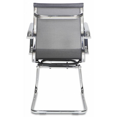 Кресло Бюрократ CH-993-Low-V черный M01 сетка низк.спин. полозья металл хром