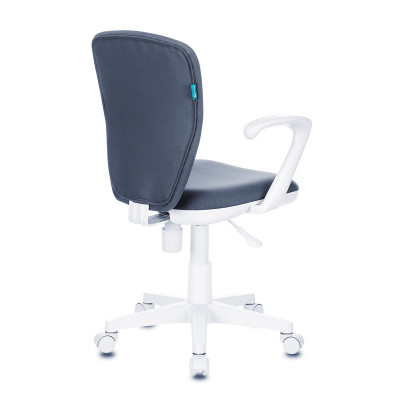 Кресло детское Бюрократ KD-W10AXSN серый 26-25 крестов. пластик пластик белый