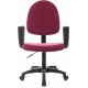 Кресло Бюрократ CH-1300N бордовый Престиж+ 3C18 крестов. пластик