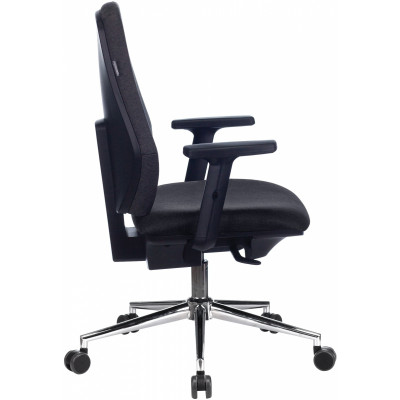 Кресло Бюрократ CH-545SL серый 38-417 крестов. металл хром