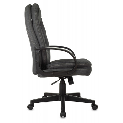 Кресло руководителя Бюрократ CH-868LT Fabric серый 38-417 крестов. пластик