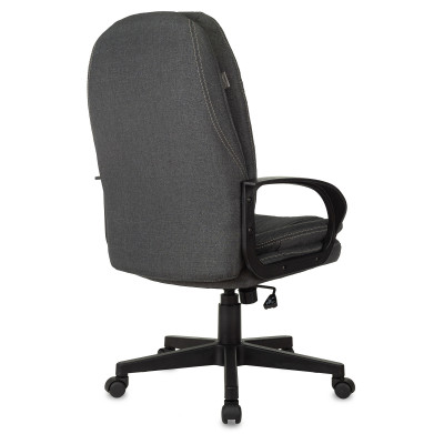 Кресло руководителя Бюрократ CH-868LT Fabric серый 38-417 крестов. пластик