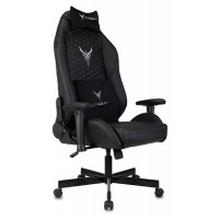 Кресло игровое Knight Neon черный соты экокожа с подголов. крестов. металл