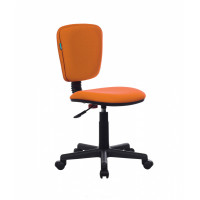 Кресло Бюрократ Ch-204NX оранжевый 26-29-1 крестов. пластик