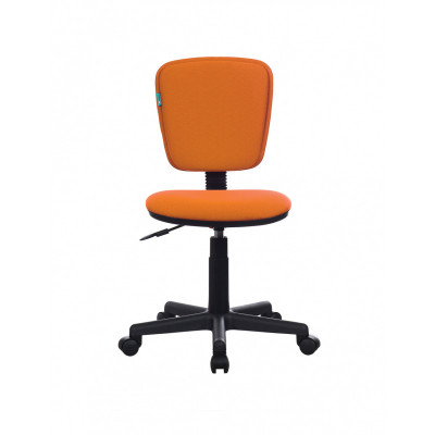 Кресло Бюрократ Ch-204NX оранжевый 26-29-1 крестов. пластик