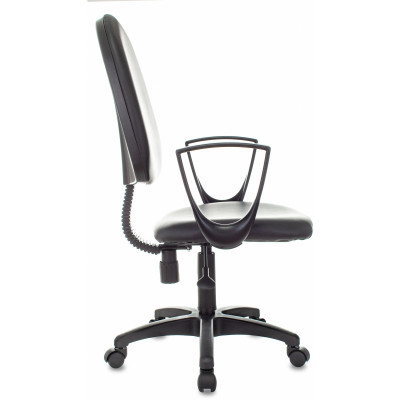 Кресло Бюрократ CH-1300N черный Престиж+ экокожа крестов. пластик