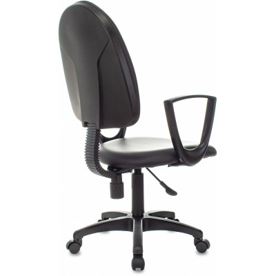 Кресло Бюрократ CH-1300N черный Престиж+ экокожа крестов. пластик