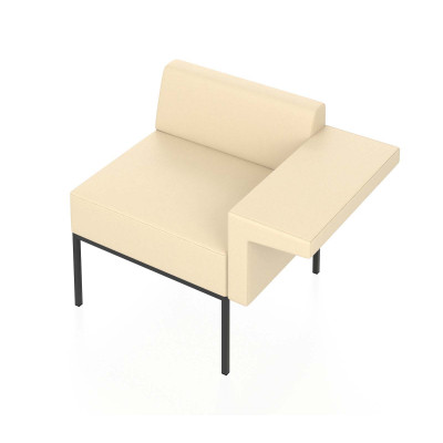 СИГМА — МОДУЛЬ ОДНОМЕСТНЫЙ С ШИРОКИМ ПОДЛОКОТНИКОМ Рогожка Era