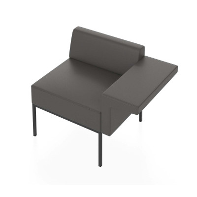 СИГМА — МОДУЛЬ ОДНОМЕСТНЫЙ С ШИРОКИМ ПОДЛОКОТНИКОМ Рогожка Era