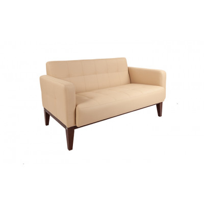 Диван НОРД двухместный, экокожа Oregon, цвет бежевый