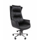 Офисное кресло CHAIRMAN 523 кожа черная