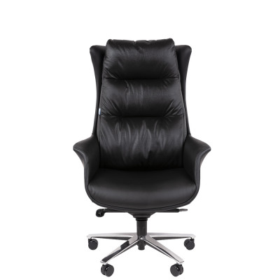 Офисное кресло CHAIRMAN 523 кожа черная