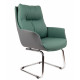 Конференц-кресло CHAIRMAN 524 Экокожа зеленый / экокожа серый