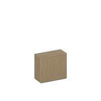 Шкаф для документов низкий закрытый ИН 311 ГР дуб грейдж