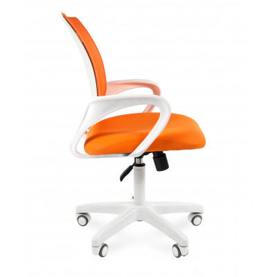 Офисное кресло Chairman    696    Россия    белый пластик TW-16/TW-66  оранжевый