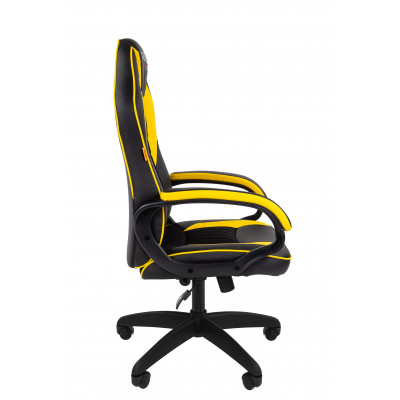 Офисное кресло Chairman   game 16 Россия экопремиум черный/желтый