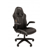 Офисное кресло Chairman game 15 Россия экопремиум черный/серый н.п.