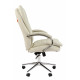 Офисное кресло Chairman 795 Россия нат.кожа/экокожа белая N