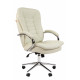 Офисное кресло Chairman 795 Россия нат.кожа/экокожа белая N