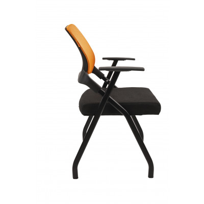 Офисное кресло Chairman NEXX Россия черный/оранжевый N